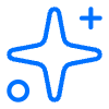 North Star Icon in Blue Accent color